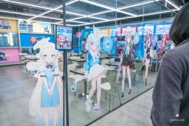 부산 애니플러스 서면점 블루아카이브 콜라보 카페 방문했다가 다시 돌아간 이야기…